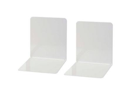 WEDO Serre-livres, (L)140 x (P)140 x (H)120 mm, gris lumière