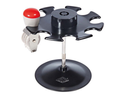WEDO Porte-timbres, pour 8 timbrres, rond, noir