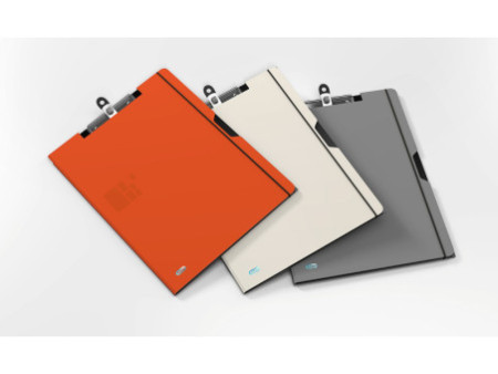 Oxford Porte-bloc double, en PP, gris