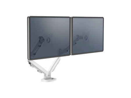 Fellowes Bras porte-écrans double Eppa, blanc