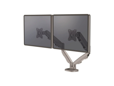 Fellowes Bras porte-écrans double Eppa, argenté