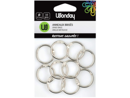 Wonday Anneaux brisés, diamètre intérieur: 30 mm, en métal