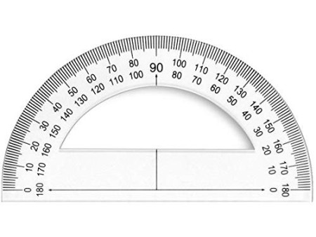 Wonday Rapporteur 180 degrés, en plastique, 120 mm