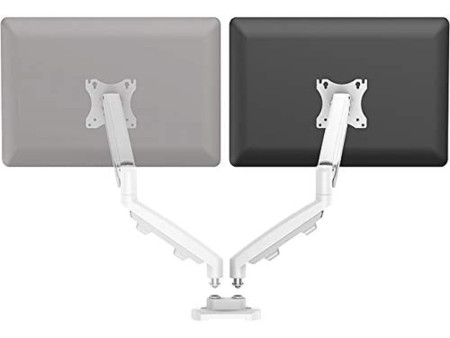 Fellowes Kit de bras porte-écrans double Eppa, blanc