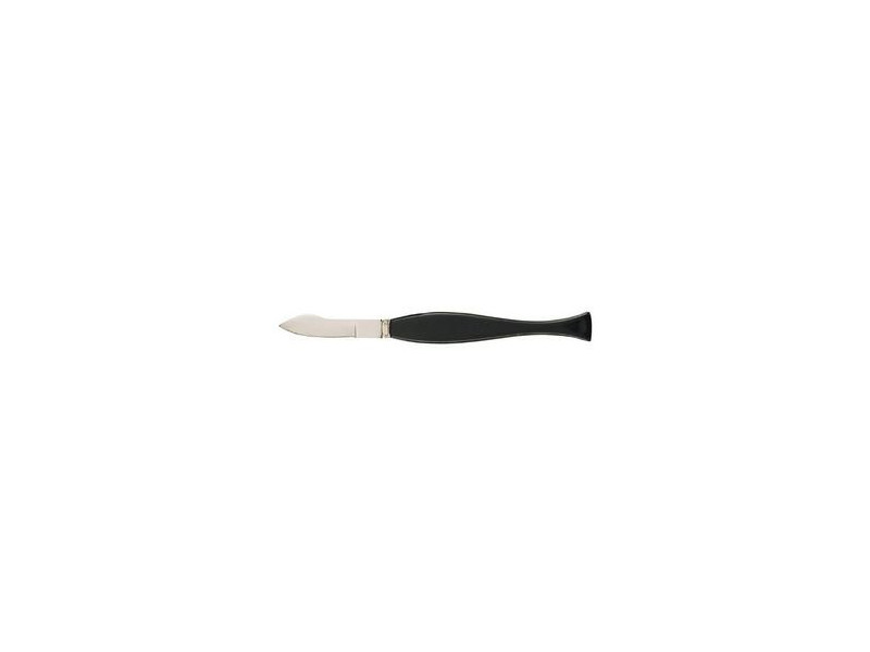 Wonday Grattoir à virole, 176 mm, manche noir en plastique