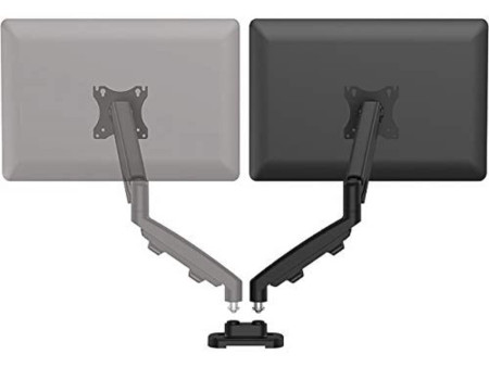 Fellowes Kit de bras porte-écrans double Eppa, noir