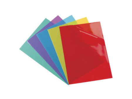 Oxford Pochettes-coin haute résistance, A4, en PVC, 0,15 mm