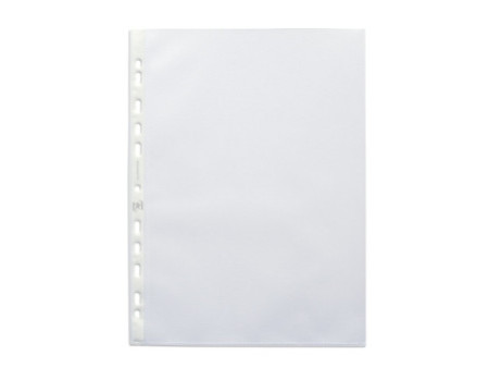 Oxford Pochette perforée Premium, A4, PP, 0,12 mm, grainé