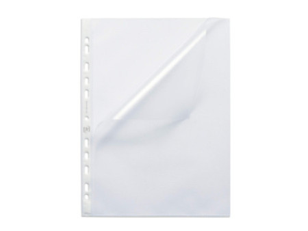 Oxford Pochette perforée Premium, A4, PP, 0,12 mm, grainé