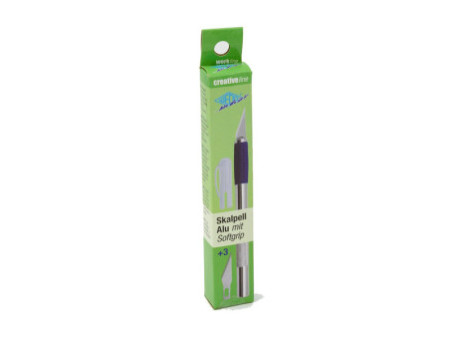 WEDO Scalpel, longueur: 150 mm, incl. 3 lames de rechange