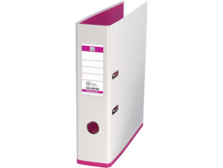 Oxford Classeur myColour, dos 80 mm, blanc/rose