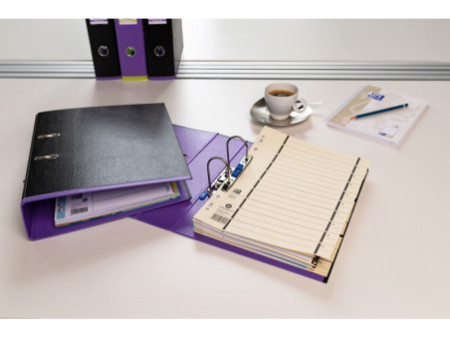 Oxford Classeur myColour, dos 80 mm, noir/violet