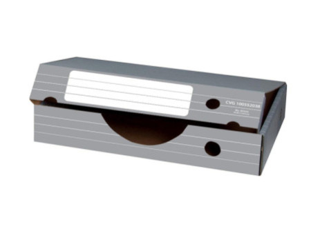 ELBA boîte d'archivage tric pour format A3, gris / blanc