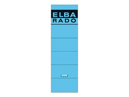 ELBA Etiquette pour dos de classeur 'ELBA RADO'- bleu