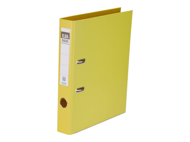 ELBA Classeur rado plast, largeur de dos: 50 mm, A4, jaune