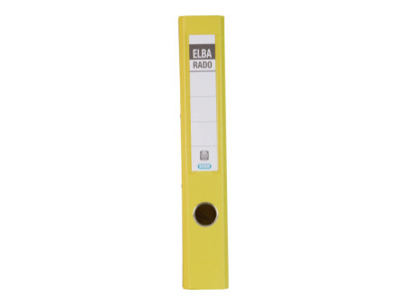 ELBA Classeur rado plast, largeur de dos: 50 mm, A4, jaune