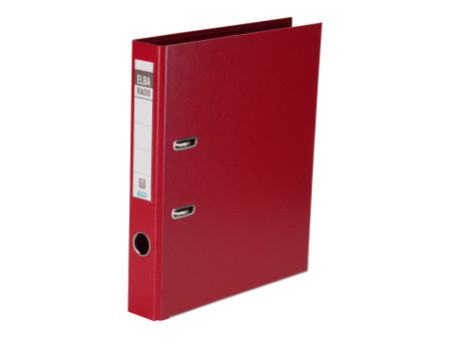 ELBA Classeur rado plast, largeur de dos: 50 mm, A4, rouge