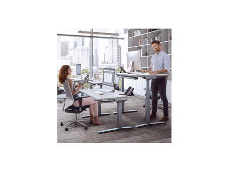 Fellowes Structure de bureau Levado, couleur châssis: argent