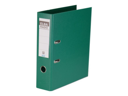 ELBA Classeur rado plast, largeur de dos: 80 mm, A4, vert