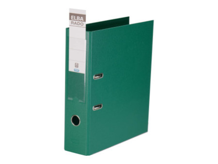 ELBA Classeur rado plast, largeur de dos: 80 mm, A4, vert