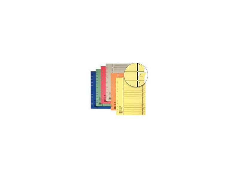 Oxford Intercalaire avec perforation, A4 extra large, bleu