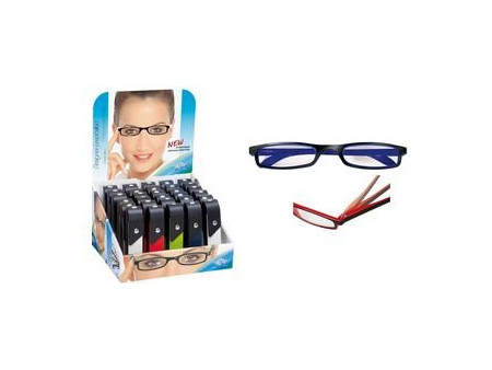 WEDO Lunettes de lecture avec branches à ressort, présentoir