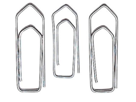 WEDO Trombones, zingué brillant, 32 mm, petit paquet