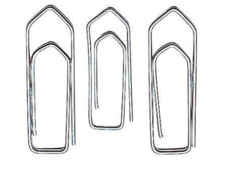 WEDO Trombones, zingué brillant, 32 mm, grand paquet