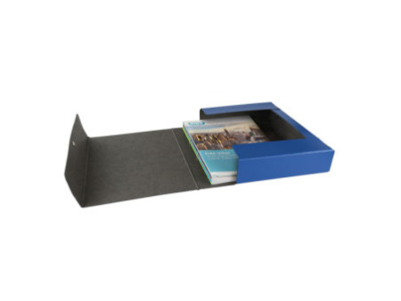 ELBA porte-documents A4, capacité 60 mm bleu