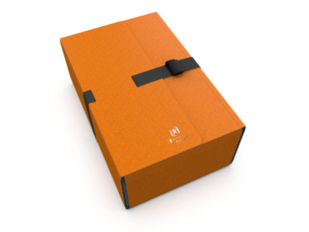 Oxford Chemise à sangle Bicolor Recyc+, A4, carton, orange
