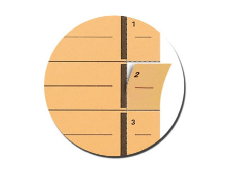 Oxford Intercalaire avec perforation, A4 extra large, jaune