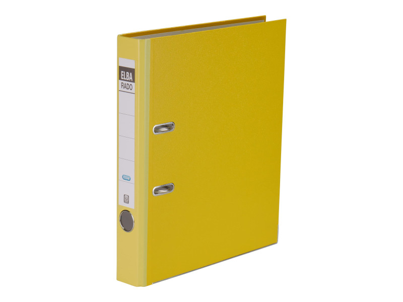 ELBA classeur rado brillant, largeur de dos: 50 mm, jaune
