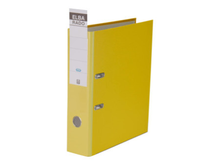 ELBA classeur rado brillant, largeur de dos: 80 mm, jaune