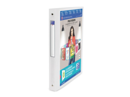 Oxford Classeur personnalisable POLYVISION, 30 mm, incolore
