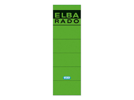 ELBA Etiquette pour dos de classeur 'ELBA RADO'- vert