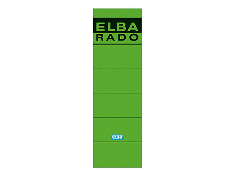 ELBA Etiquette pour dos de classeur 'ELBA RADO'- vert