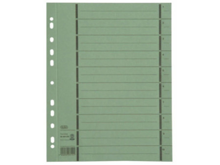 Oxford Intercalaire avec perforation, A4 extra large, vert
