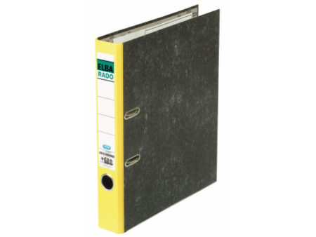 ELBA classeur rado papier marbré,largeur de dos: 50 mm,jaune