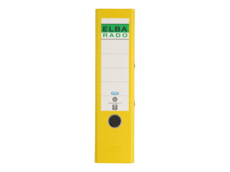 ELBA classeur rado papier marbré,largeur de dos: 80 mm,jaune