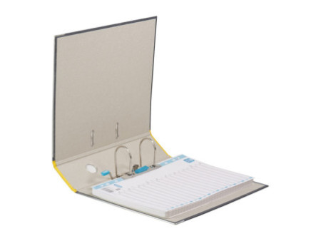ELBA classeur rado papier marbré,largeur de dos: 80 mm,jaune