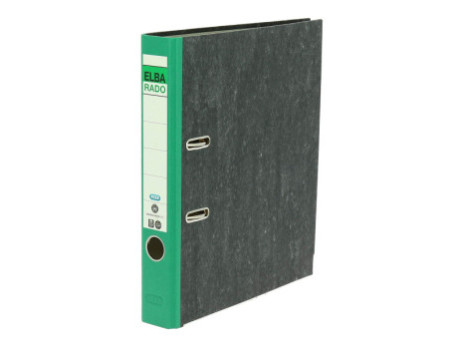 ELBA classeur rado papier marbré, largeur de dos: 50 mm,vert