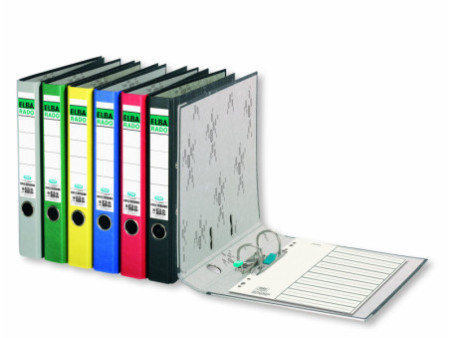 ELBA classeur rado papier marbré, largeur de dos: 50 mm,vert