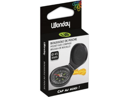 Wonday Boussole de poche, diamètre: 45 mm, avec couvercle
