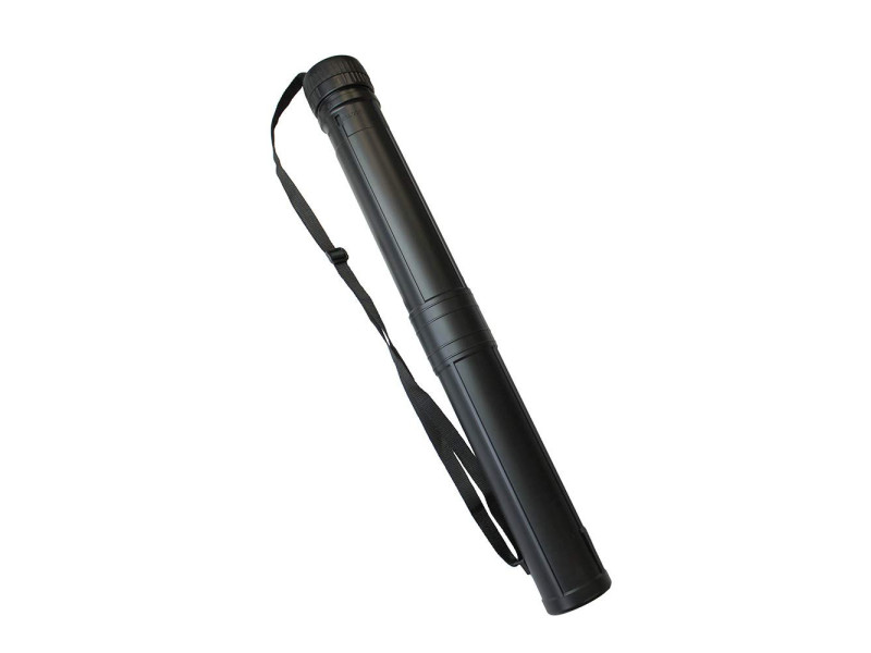 Wonday Tube à dessin, télescopique, en plastique, noir
