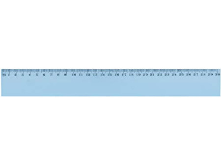 Wonday Règle plate, 300 mm, en plastique, incassable
