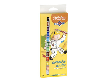 Wonday Gouache, étui carton de 12 tubes de 12 ml