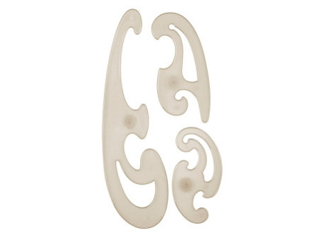 Wonday Pistolet à dessin, 3 pièces, transparent gris fumé