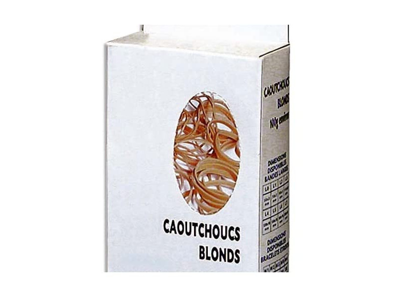 Wonday Bracelets caoutchouc, 180 x 10 mm, 100 g, nature