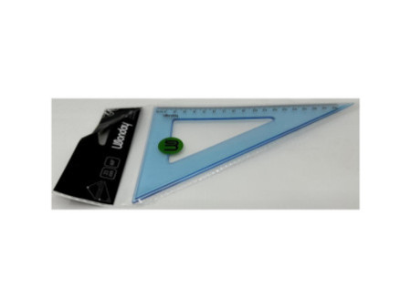 Wonday Equerre incassable, 60 degrés, 210 mm, bleu