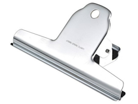 Wonday Pince à dessin 'spring clip', métal, largeur: 100 mm